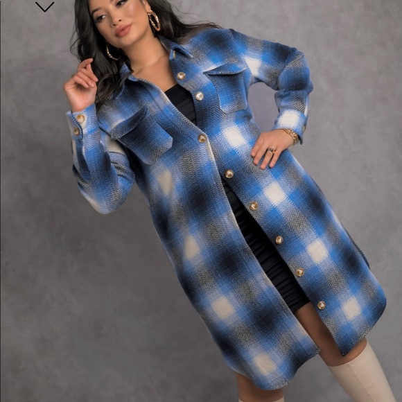 Rebdolls "Close Friends" Midi Shacket - Picture 3 of 5